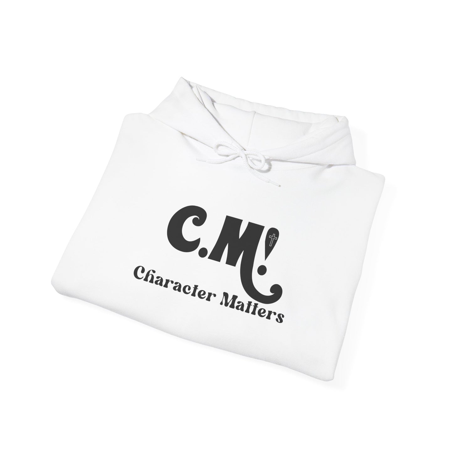 "CM" character matters" Unisex Heavy Blend™ Hooded Sweatshirt