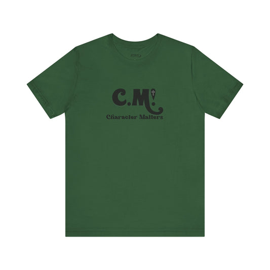 "Character Matters" Jersey Short Sleeve T-Shirt