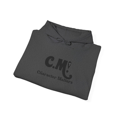 "CM" character matters" Unisex Heavy Blend™ Hooded Sweatshirt