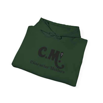 "CM" character matters" Unisex Heavy Blend™ Hooded Sweatshirt