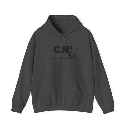 "CM" character matters" Unisex Heavy Blend™ Hooded Sweatshirt