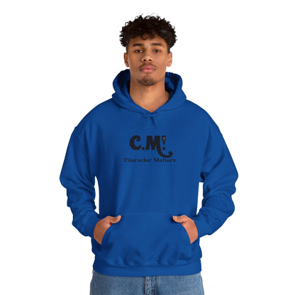 "CM" character matters" Unisex Heavy Blend™ Hooded Sweatshirt